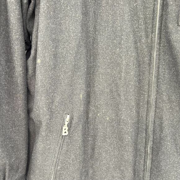 Bogner Goan Thylmann Charcoal Gray Wool Zip Front Coat Jacket Mens Size 44 - Picture 5 of 16